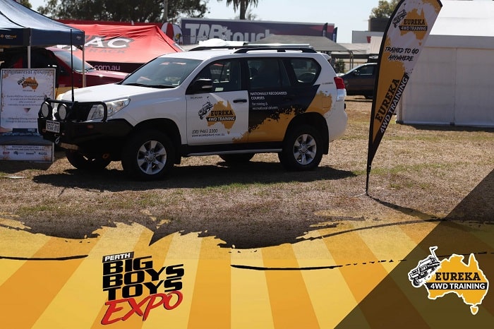 Eureka 4WD parked for the Perth Big Boys Toys Expo.