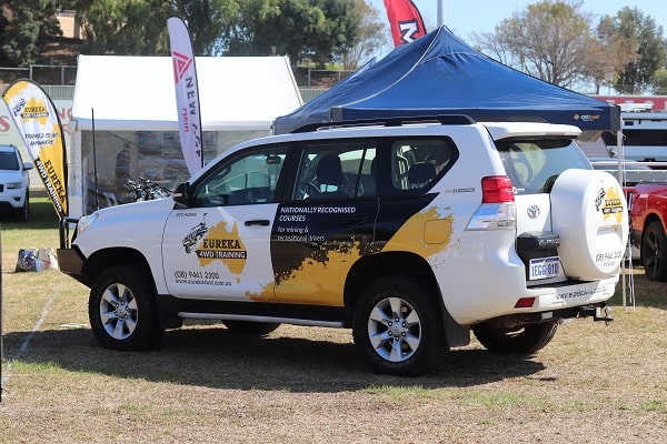 Official 4WD of Eureka 4WD Training attending Perth Big Boys Toys Expo.