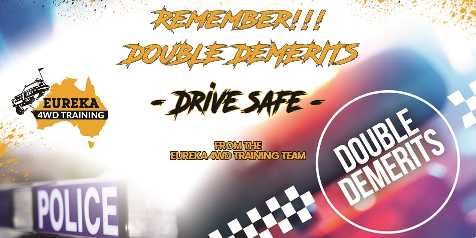 Notification banner about the 2020 double double demerits update as the header image of the "double demerit dates" blog.