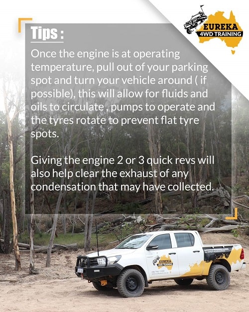 A Eureka 4WD Training banner with a headline of during isolation tips and advices.